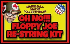 OH NO!!! FLOPPY JOE Re-String Restring Kit For Vintage GI JOE ACTION MAN AT Joes