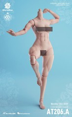 US Worldbox AT206A 1/6 Pale Skin Muscle Flexible Joint Female Body Figure Doll