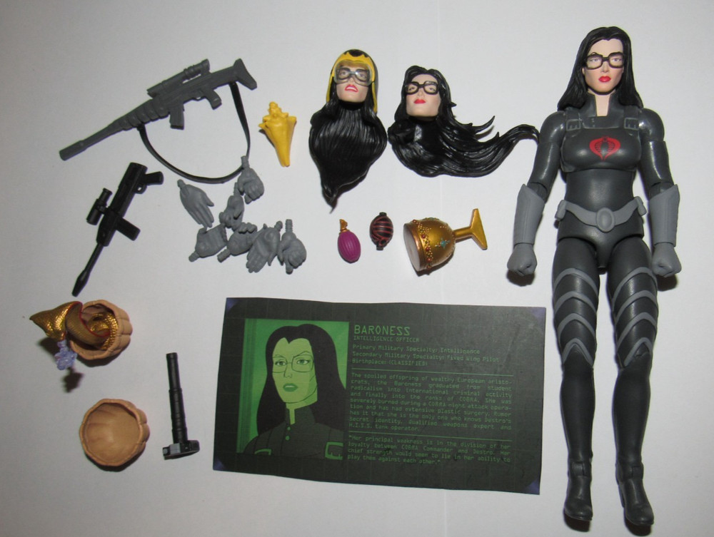 Super 7 Ultimates G.I. Joe Baroness Wave 4 complete excellent