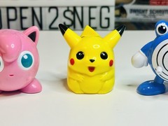 Vintage Nintendo Pokémon Deluxe Desktop Set by Toy Island 1999 Lot of 3