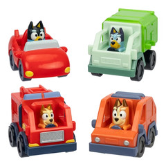 Bluey Mini Racers, The Most Popular Bluey Vehicles, Toys for Kids 3-6 Years, Sty