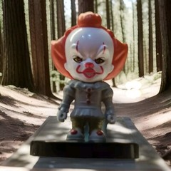 Pennywise Mini 2″ Toy Action Figure It Movie Cake Topper Stephen King Rare