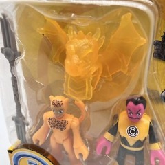 Imaginext Cheetah And Sinestro Figure Set Ultra Rare 2015 New Box Damage Sale