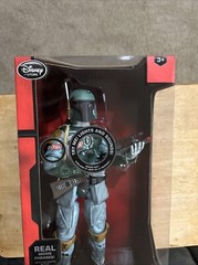 Disney Store Star Wars Force Awakens Authentic Talking Boba Fett New Red Box