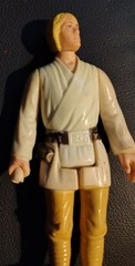 LETTERED HILT 1977 Vintage Kenner Star Wars Luke Skywalker FarmBoy Action Figure
