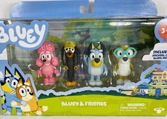 New! 20 Bluey Figures Rad Frisky Calypso Mackenzie Rusty Chloe Honey Bandit