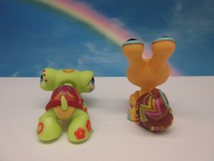 LITTLEST PET SHOP #1008 1009 POSTCARD HERMIT CRAB & TURTLE 2 COMPLETE SETS