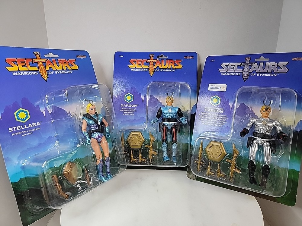 Nacelle Sectaurs Warriors Of Symbion Lot Walmart Exclusive Dargon Stellara Night