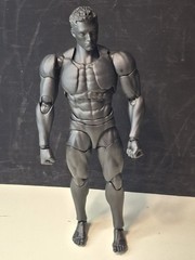 Whale Works WW03E Male Body Ash Limited Black (Blue Eye) Spider-Man/Venom Base
