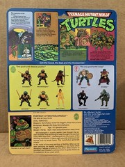 TMNT Michaelangelo Soft Head 10 Back 1988