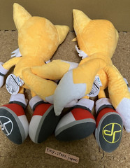 SEGA Sonic The Hedgehog Super Jumbo Tails Plush Set Joypolis Limited 38cm Japan