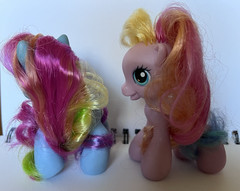 MLP My Little Pony 3 Twice-as-Fancy Ponies + Sparkly Pony Pinkie Pie Gen 3.5 Lot