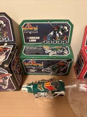 Vintage 1984 Voltron Panosh Place Green Blue Red Yellow Black Lion In Box Rare