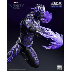 Threezero Marvel Infinity Black Panther Kinetic Energy Charged DLX Action Figure
