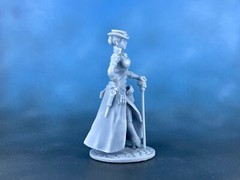 Action Figure Steampunk Lady Plague Doctor 80mm Resin Figure