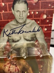 Legends Of Professional Wrestling Bloody Killer Kowalski Autographed Figurine
