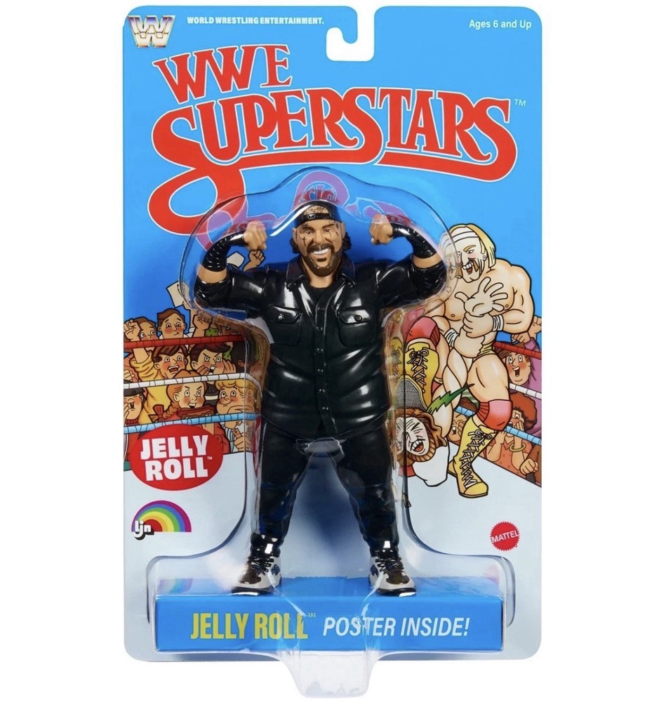 PRESALE LJN WWE Superstars Jelly Roll Action Figure