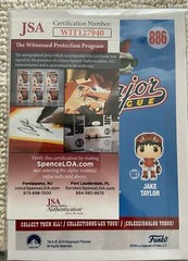 Charlie Sheen signed Funko Pop Major League – Ricky Vaughn, JSA Cert