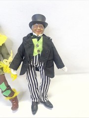 MEGO Wizard of Oz WIZARD Frank Morgan Scarecrow & Tinman 8″ Figures DOLL Vintage