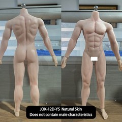 JIAOU DOLL 1/6 Seamless Male Body Doll Male Figure Fit 12″ For Phicen Hot Toys
