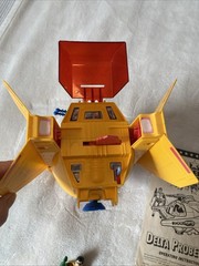 Vintage Kenner Super Powers DELTA PROBE ONE Vehicle DC Comics 1985 Robin Manual
