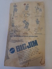 1973 Mattel Big Jim Soccer Suit Outfit Ball In Original Package Card Rare