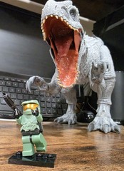 CUSTOM Jurassic World Hammond Collection Indominus Rex Figure