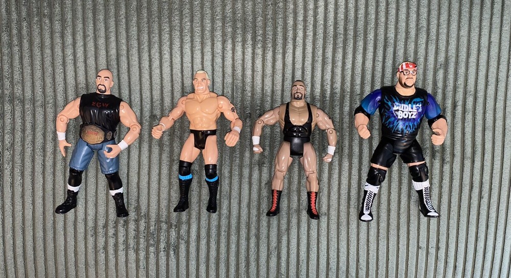 ECW Original San Francisco Toymakers OSFTM Lot w/ World Championship 4 Figures