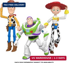 Mattel Disney and Pixar Toy Story Action Figures 7 Inch Playscale Key Characters