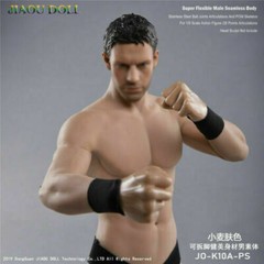 JIAOU DOLL 1/6 JO-K10A-PS Male Muscle Suntan Seamless Action Figure Body 12”Toy