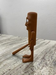Articulated Tung Tung Tung Sahur toy 3D Printed brainrot