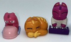 Hasbro Lost Kitties Piano Cat Nap-kin Sketch Brock Oli Felicia Cheesy Lot of 9