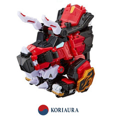 Miniforce Dinoid Warrior BURNING KERA Red Headbot Transformer Robot Figure