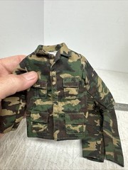 1/6 HASBRO GI JOE US ARMY 10TH MTN DIV WOODLAND CAMOUFLAGE UNIFORM & HELMET SET