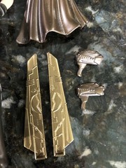 Nira X Plasma Glow In The Dark & Gold Cyber Skin Suit Variant 1997 Skybolt 6”
