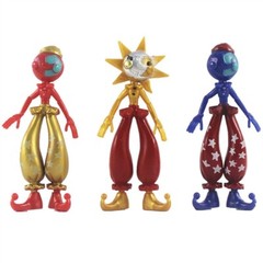 6PCS Set Five Night at Freddy’s FNAF Sundrop Moondrop Alloy Toy Figure