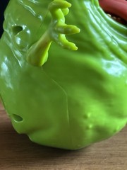Ghostbusters 2016 Slimer Mattel Pull Tongue Talking Toy Tested Working ~ 6” Tall