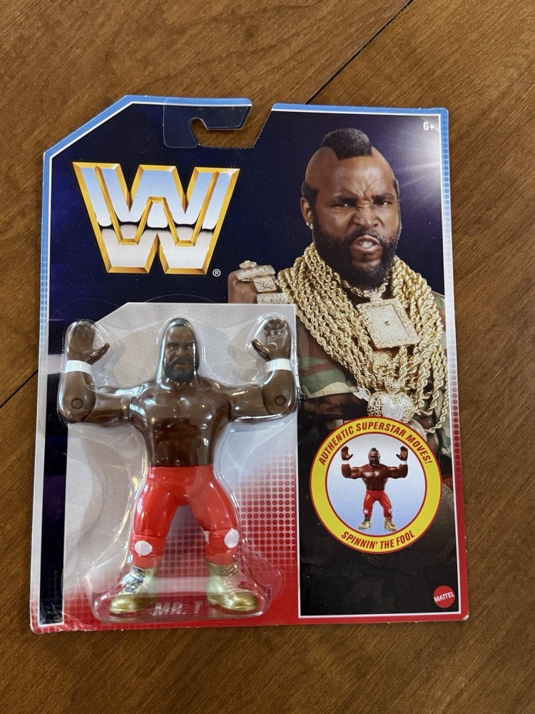 2022 WWE WWF Mattel Mr T Retro Wrestling Figure Series 11 Wrestlemania 1 A-Team!