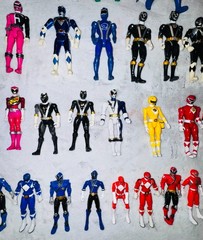 Power Rangers and Vintage Super hero Collection Lot 80+ Figures