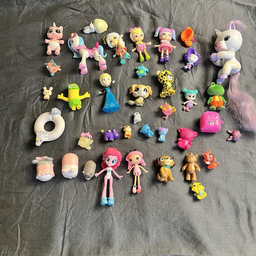 Lalaloopsy – Disney – Moose – Wowwee + More Huge!!! Toy Figure Lot 37 Figures