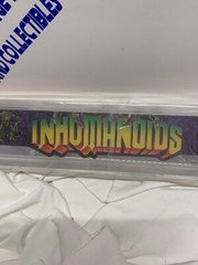 Vintage Hasbro 1986 INHUMANOIDS Shelf Talker Store Display STUNNING AFA 90+