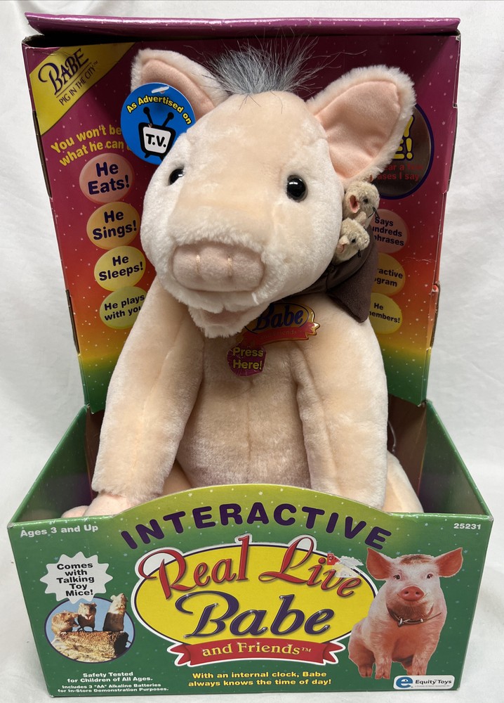 Real Live Babe & Friends Interactive w/ Box and Acc. *See Description