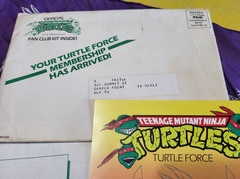 Teenage Mutant Ninja Turtles TMNT Membership Fan Club Kit 1988 Vintage Bandana