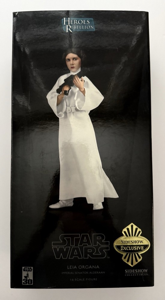 Star Wars Sideshow Exclusive Princess Leia Organa 1:6 Figure Heroes Of Rebellion