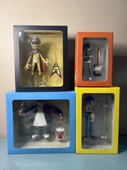 Gorillaz Kidrobot CMYK Figures Complete Set Full Band w/Boxes 2006