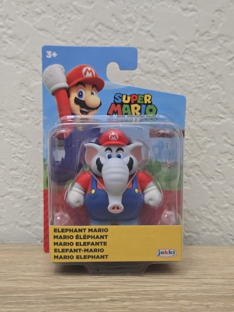 Jakks Pacific Super Mario 2.5″ ELEPHANT MARIO Figure (READ)