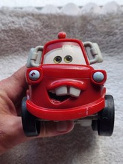 Lot Of 3 Disney Pixar Lightening McQueen, Mater, DJ Blue Hotrod