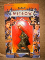 Vintage 1988 Willow Evil Soldier Nockmaar Warrior MOC Tonka Lucasfilm Carded Fig