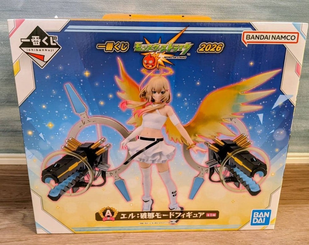 Ichiban Kuji Monster Strike El Last One Prize Figure 7.9in Bandai Anime PVC