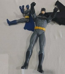 (2) Batman DC Comics Action Figures 20″ 2014 Jakks Pacific & 12″ Mattel